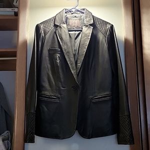 Leather Blazer